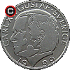 1 korona 1982-2000 - układ awersu do rewersu