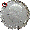 5 koron 1959 150 Lat Konstytucji - układ awersu do rewersu