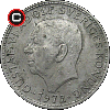 5 koron 1972-1973 - układ awersu do rewersu