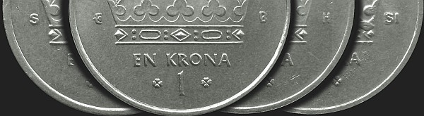 Inicjały prezesów banku centralnego na monetach 1 korona od 2001