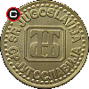 1 dinar 1994 - układ awersu do rewersu